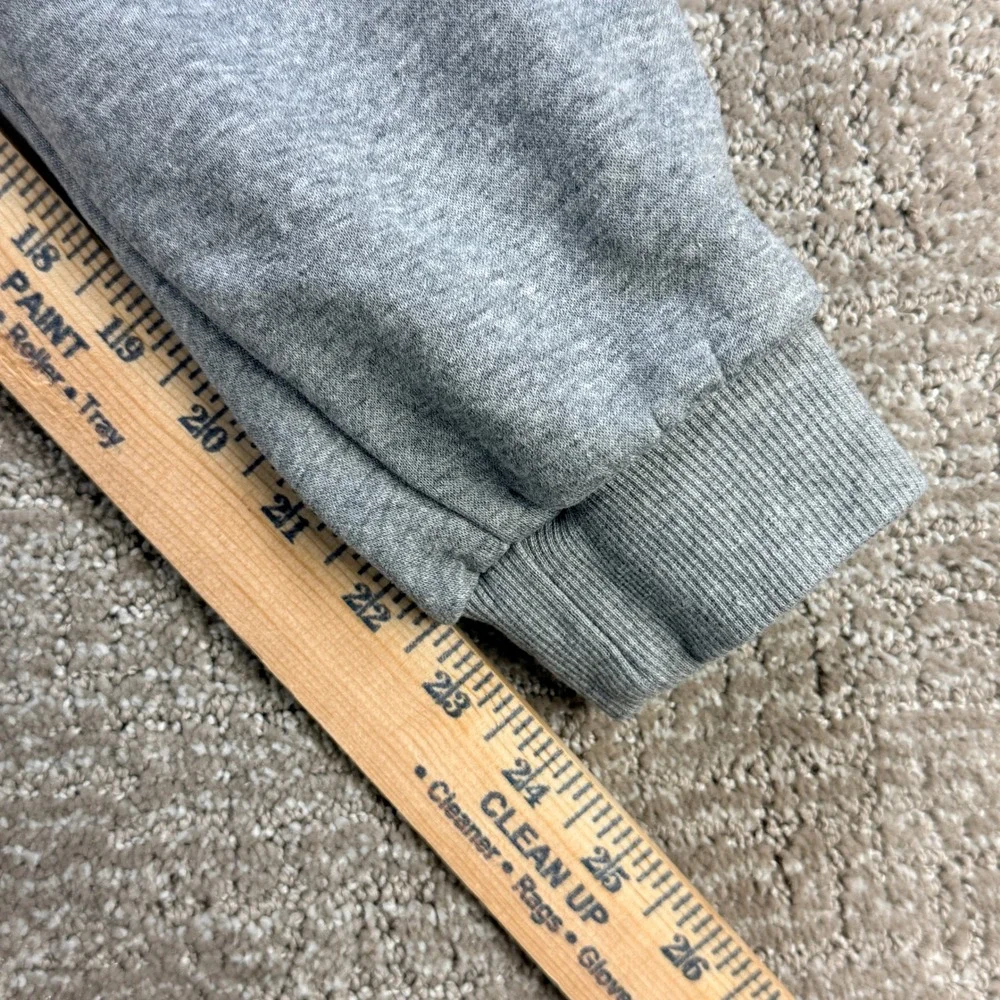 Nike‎ Kids Joggers Fleece Sweatpants Logo L Gray Cotton Blend Athletic